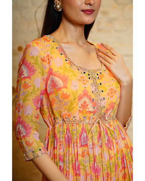 Zeenat Lotus Yellow